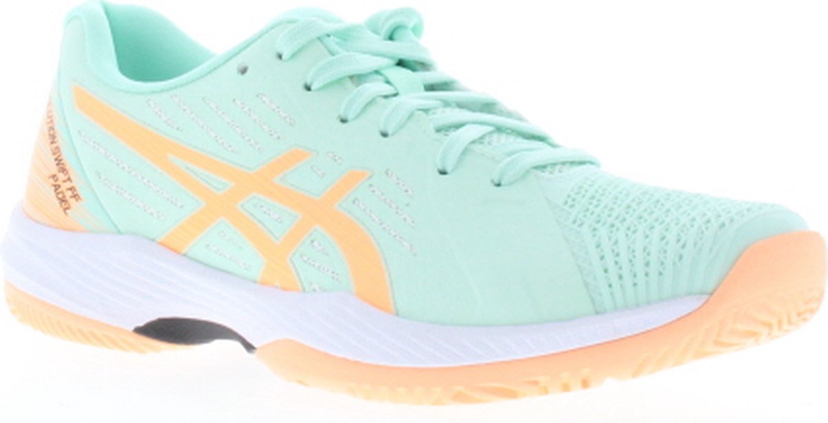 ASICS solution swift ff padel Padel tennis schoen dames lichtgroen Mint