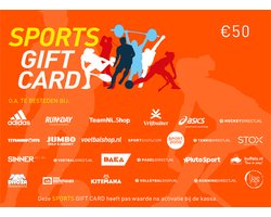Oranje Sports Gift Card - Cadeaukaart 50 euro