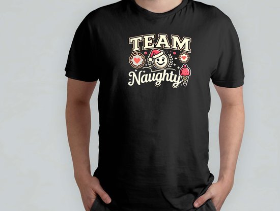 Foto: Team naughty t shirt merrychristmas christmasvibes holidaycheer happyholidays vrolijkkerstfeest kerstvibes kerstmagie kerstvreugde