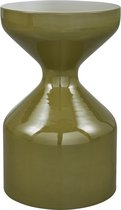 WOOOD Floyd Bijzettafel - Metaal - Groen - 47x30x30