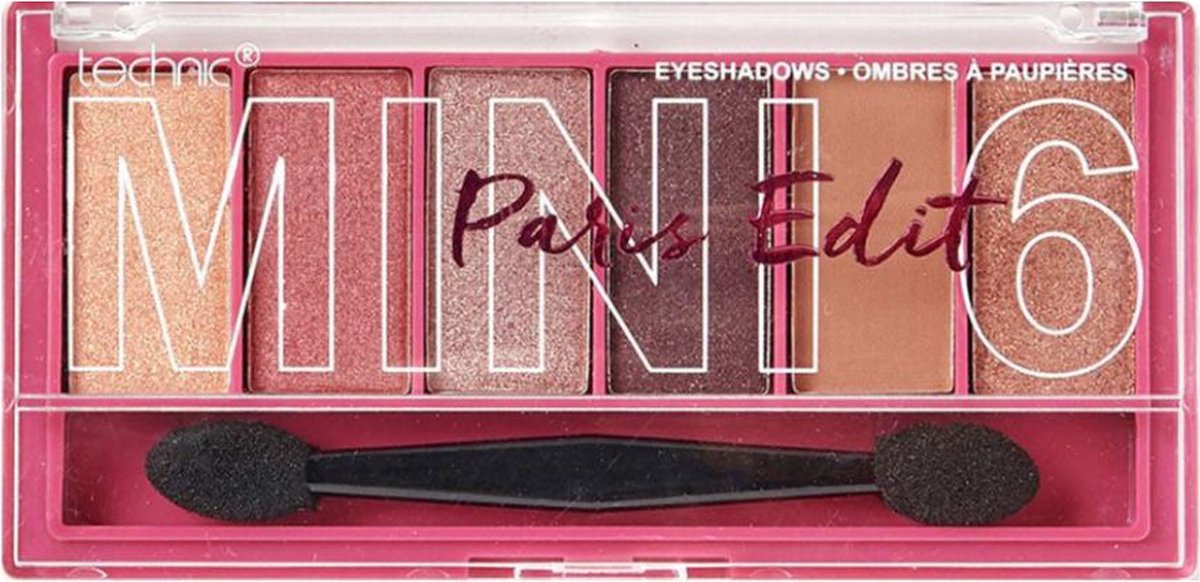 Goedkoopste Technic Mini 6 Oogschaduw Palette - Paris Edit