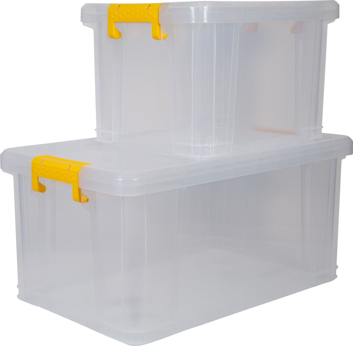TIJDELIJK AANBIEDING: Set opbergbox 35L + 70L | Bewaarbox | Opslagbak groot en klein | Setprijs