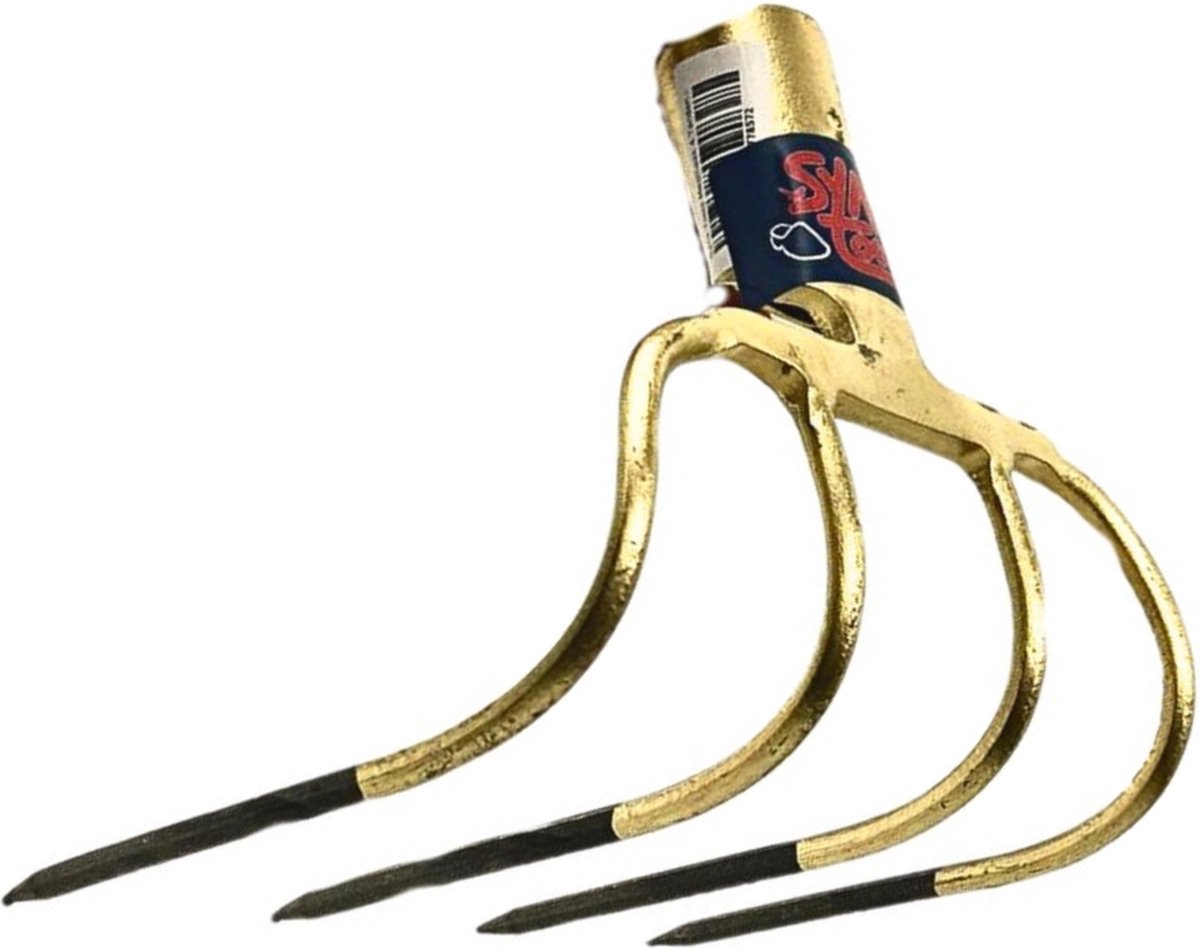 Synx Tools Mesthaak 4 Tanden - mestvork - tuingereedschap -zonder steel