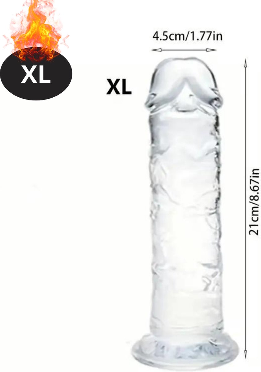 Goedkoopste Bovista Dildo - Anaal - Met Zuignap - Siliconen - Sex Toys - Voor Mannen & Vrouwen - Voor Koppels - Couples - XL