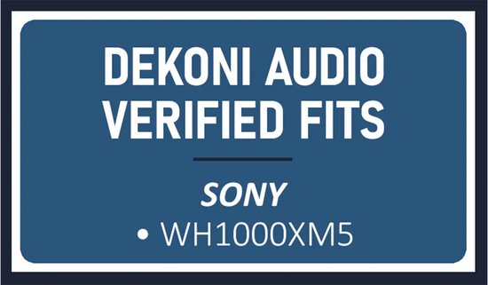 Dekoni Audio Earpads for Sony WH-1000XM5 (Choice Suède) — afbeelding 3