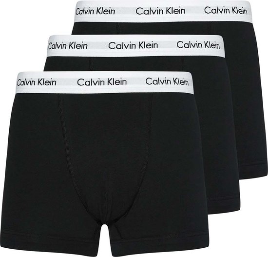 Calvin Klein Trunks Heren Onderbroeken - 3-pack - Zwart