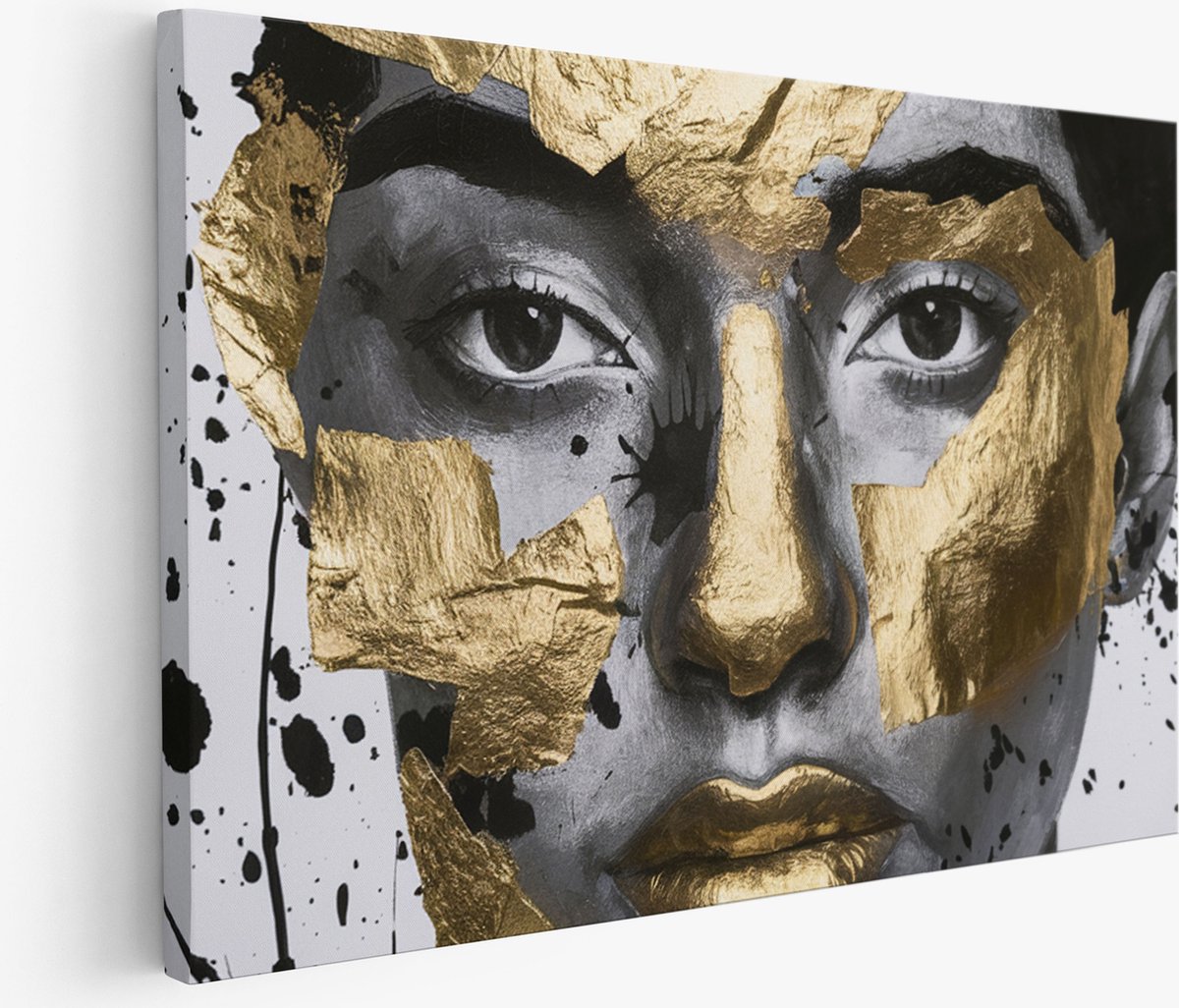 Saammp Muurcirkel Hout - Schotse Hooglander Koe - Natuur - Dieren - Portret - Ø 80 - Wandcirkel - Wanddecoratie Cirkel - muurdecoratie Woonkamer - Slaapkamer decoratie - Rond Schilderij
