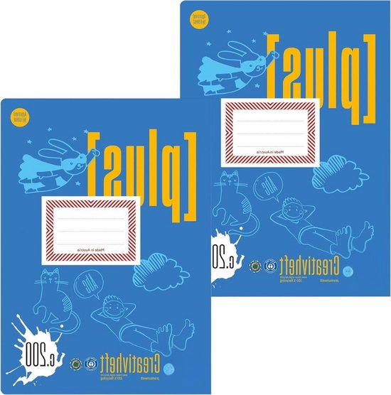 Unipapel 98420799 Notizbücher, A4, 48 Blatt, liniert, 3,5 mm, 90 g