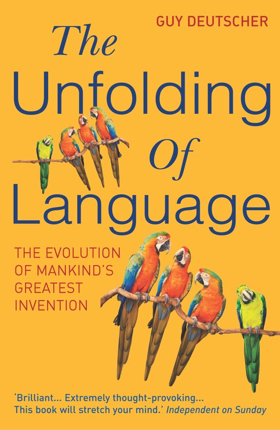 Unfolding Of Language - cover