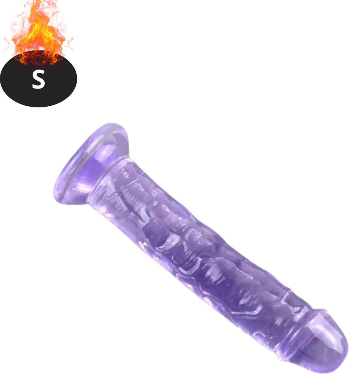 Goedkoopste Bovista Dildo - Anaal - Met Zuignap - Siliconen - Sex Toys - Voor Mannen & Vrouwen - Voor Koppels - Couples - Paars - S