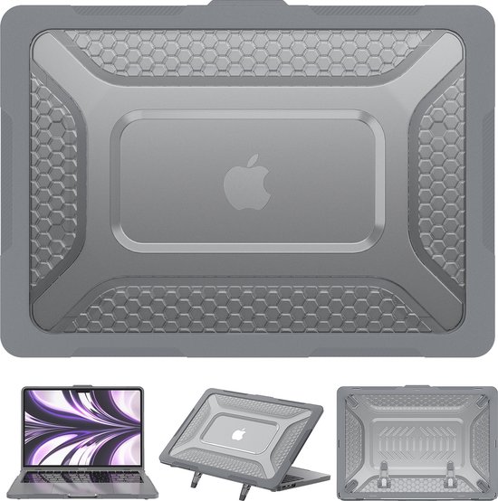 Shield de protection Turtle Shift pour MacBook Air 13,6 pouces (2024/2022) - A2681/A3113 - Grijs