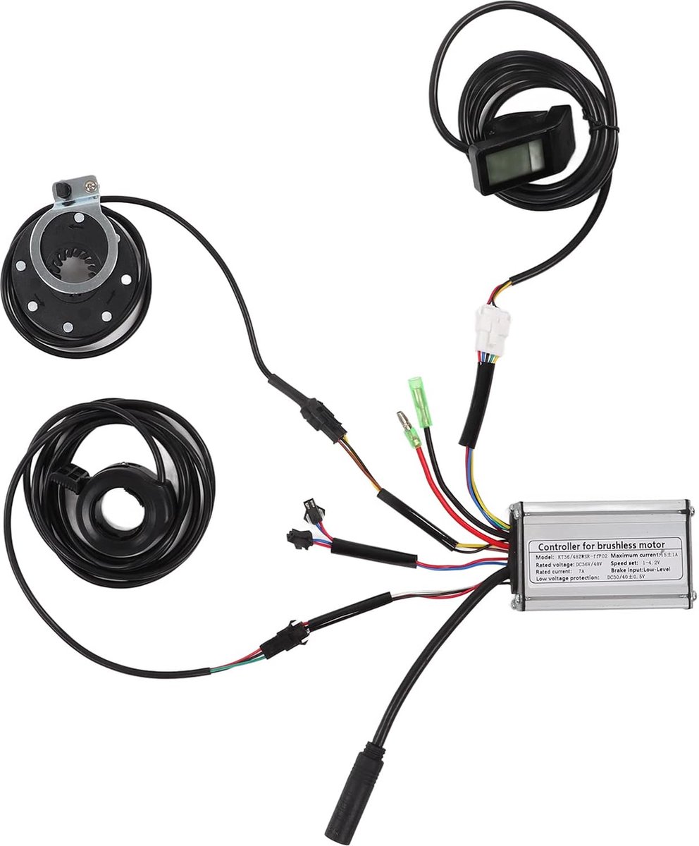 BuyWeek Elektrische fiets, borstelloze motorcontroller, 36 V, 48 V, 60 V, 1000 W, 38 A, 3 modi sinusgolven, controller, M5, lcd-displayveld, kit voor e-bike, elektrische scooter BuyWeek Elektrische fiets, borstelloze motorcontroller, 36 V, 48 V, 60 V, 1000 W, 38 A, 3 modi sinusgolven, controller, M5, lcd-displayveld, kit voor e-bike, elektrische scooter