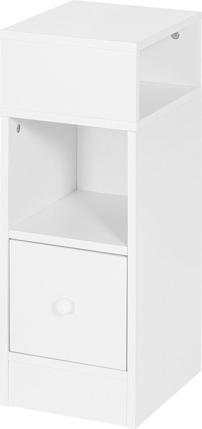 KOMFOTTEU Set van 2 nachtkastjes van hout, bijzettafel (2 x