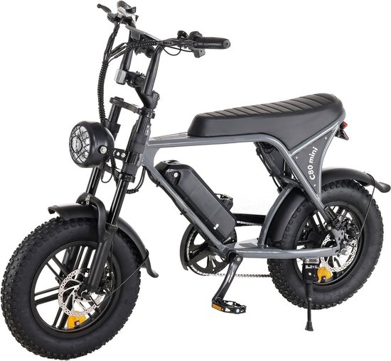 C80 - Mini Fatbike - Grij...
