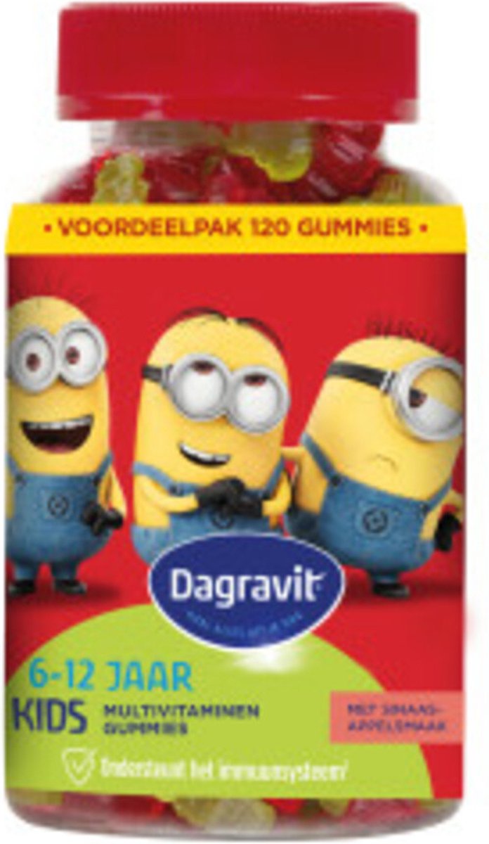 Dagravit Kids-Xtra Vitaminions Multivitaminen 6-12 jaar - 3 x 120 gummies - Voordeelverpakking