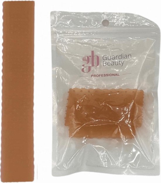 Guardian Beauty Pieces de 2 bandeaux en silicone pour perruque – Bandeau réglable en Siliconen – Bandes No pour perruque – Support de perruque sans couture pour hommes et femmes, Sport et Yoga (marron clair et jaune)