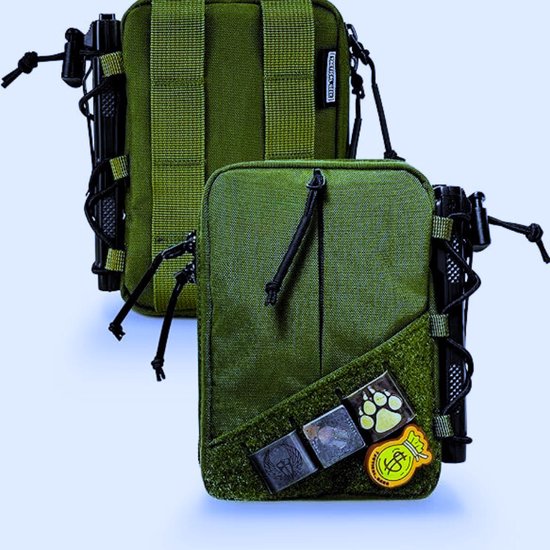 Pochette tactique de grande capacité à usage général, sac de recyclage MOLLE pour articles divers, sac de rangement militaire, multifonction
