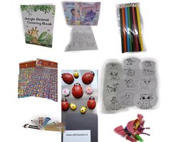 Vakantie Knutselpakket - verrassings box - teken pakket | DiY | knutselpakket voor thuis | Workshop Mini | mini pakket voor kinderen | knutselpakket | tekenen