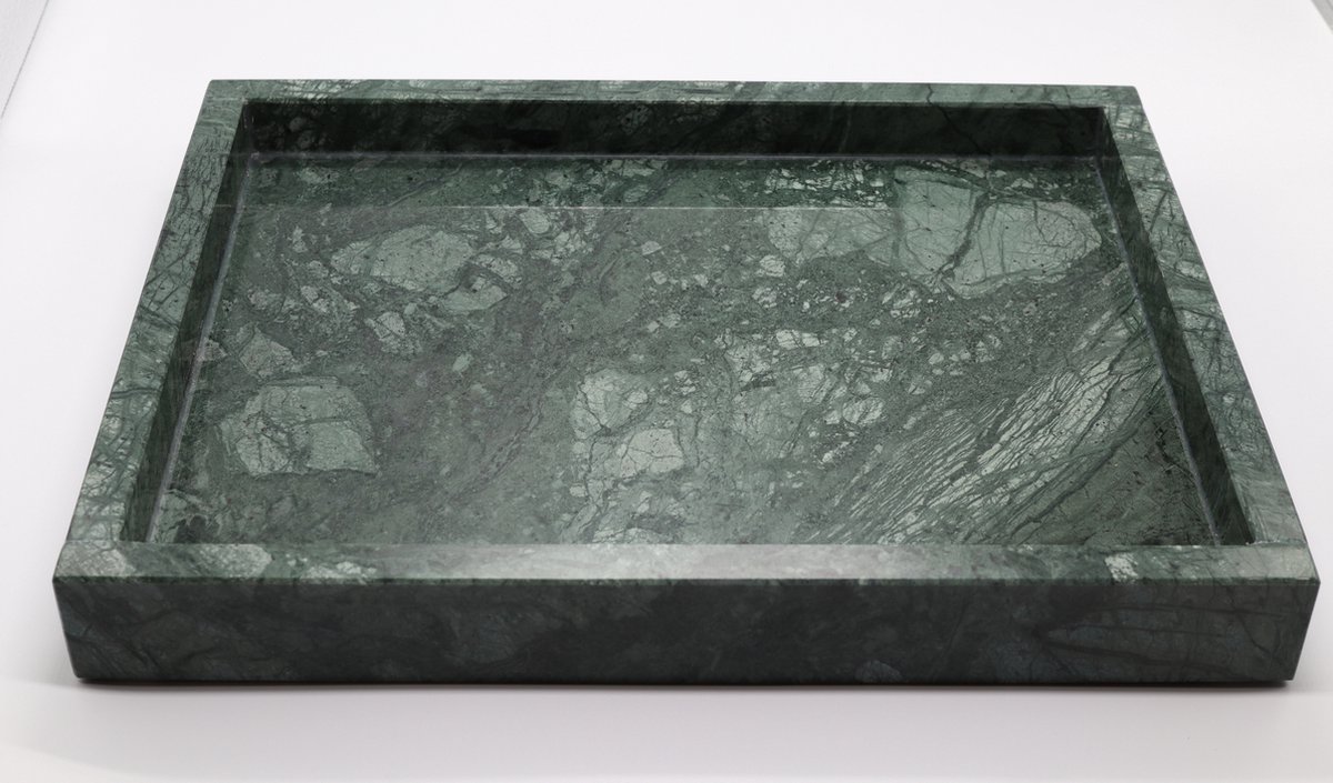 LuxuryQuarry Dienblad-Marmer Serveerschaal - Groen 40x30cm