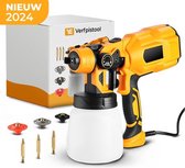 Pistolet à peinture Ye Pro - 550W - Débit 900g/min - Incl. accessoires