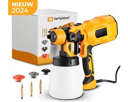 Pro Verfpistool - 550W - Debiet 900g/min - Incl. accessoires