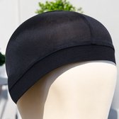 Wave Cap AfricanFabs® - Silky wave caps / Rags cap / Durag cap / 360 Waves cap Zwart - Unisex