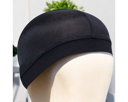 Wave Cap AfricanFabs® - Silky wave caps / Rags cap / Durag cap / 360 Waves cap Zwart - Unisex