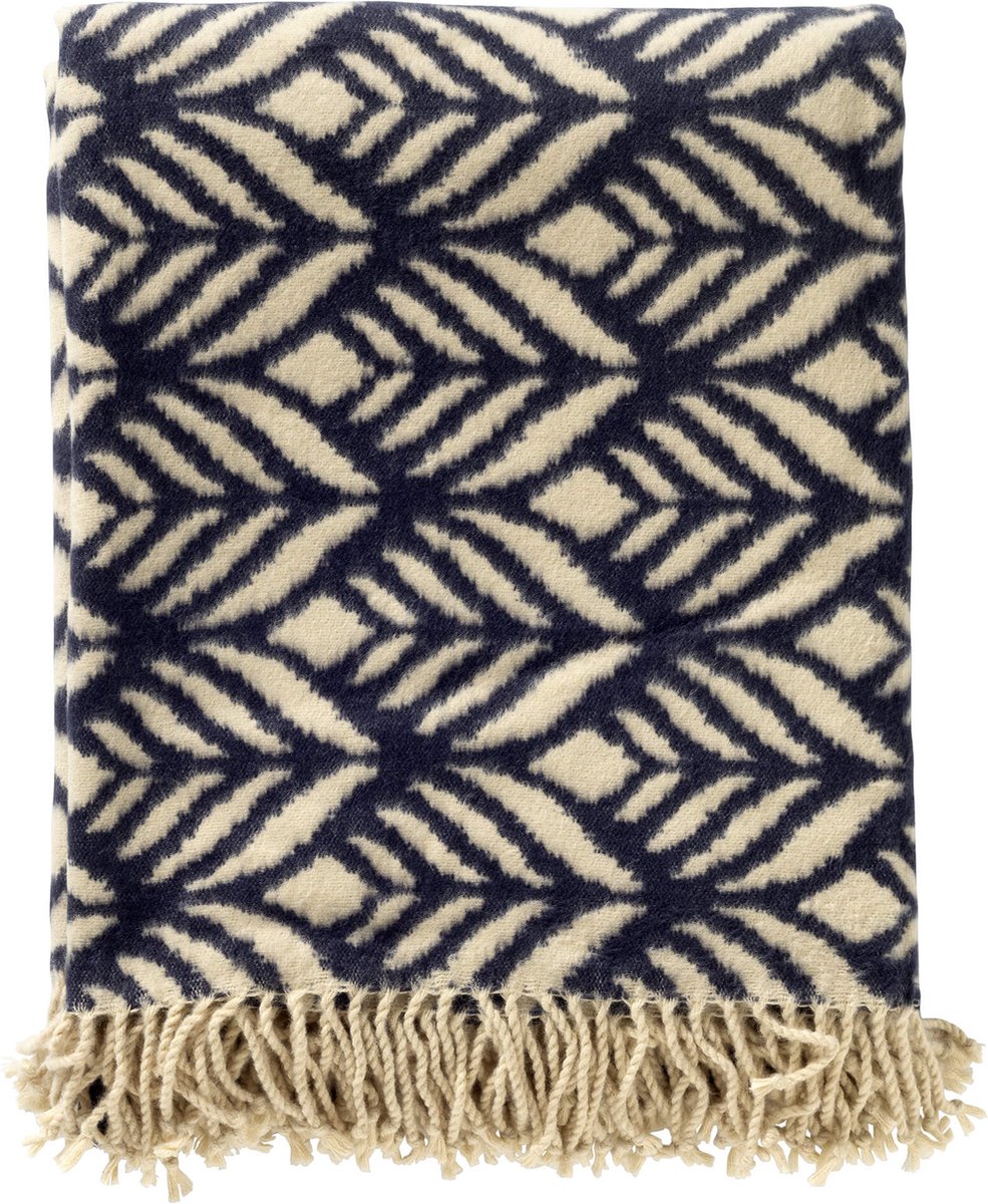 Hoii ALEXANDRA | plaid 150x200 cm | Insignia Blue | blauw | Hoii Marineblauw