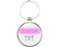 Akyol - mallorca Sleutelhanger - Mallorca - vakantiegangers - spanje - vakantie - spaanse eilanden - zomervakantie - ibiza souvenir - souvenirtje - jongerenvakantie - eivissa - ushuaia - 4 x 7,5 CM
