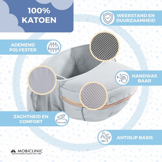 Mobiclinic® kids, Ergonomisk draagzak, 6 in 1, Moley, Multipositie
