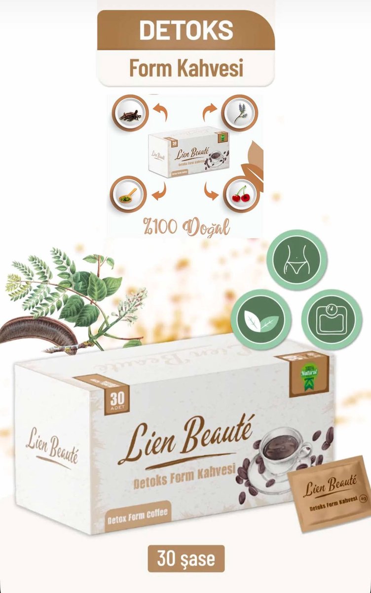 Goedkoopste Lien Beaute Afslank- en gewichtsverlieshelper en dieetondersteuning Detox Form Koffie 30 stuks forx5