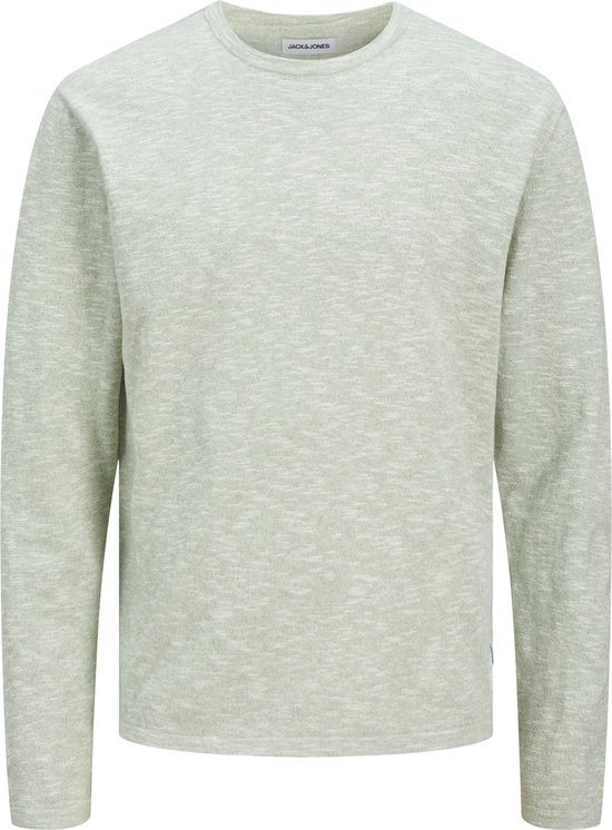 Pull Jack & Jones Jjesummer Knit Crew Neck Sn 12269631 Iceberg Green/White Homme Taille - L