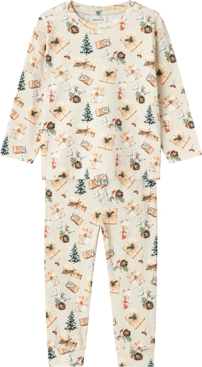 NAME IT NMNROCCOS NIGHT SET - Unisex - Pyjamas Wit