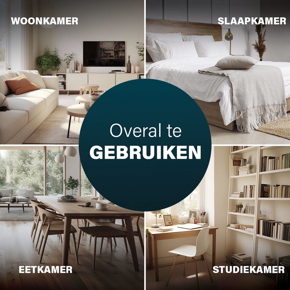 Princess 348348 Infraroodpaneel – 480W Elektrische Verwarming met Slimme Thermostaat, App-bediening - WiFi - Timer & Open Raam Detectie – Energiezuinig en Duurzaam - Wit – foto 2