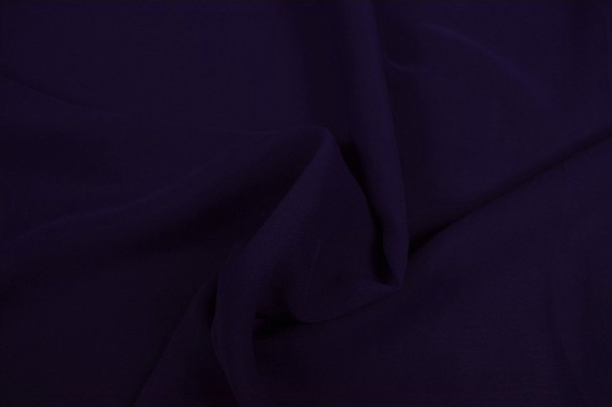 50 meter chiffon stof - Paars - Voile - Vitrage - 150cm breed