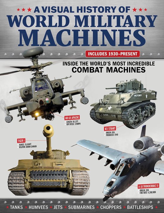 Visual History - A Visual History of World Military Machines - cover