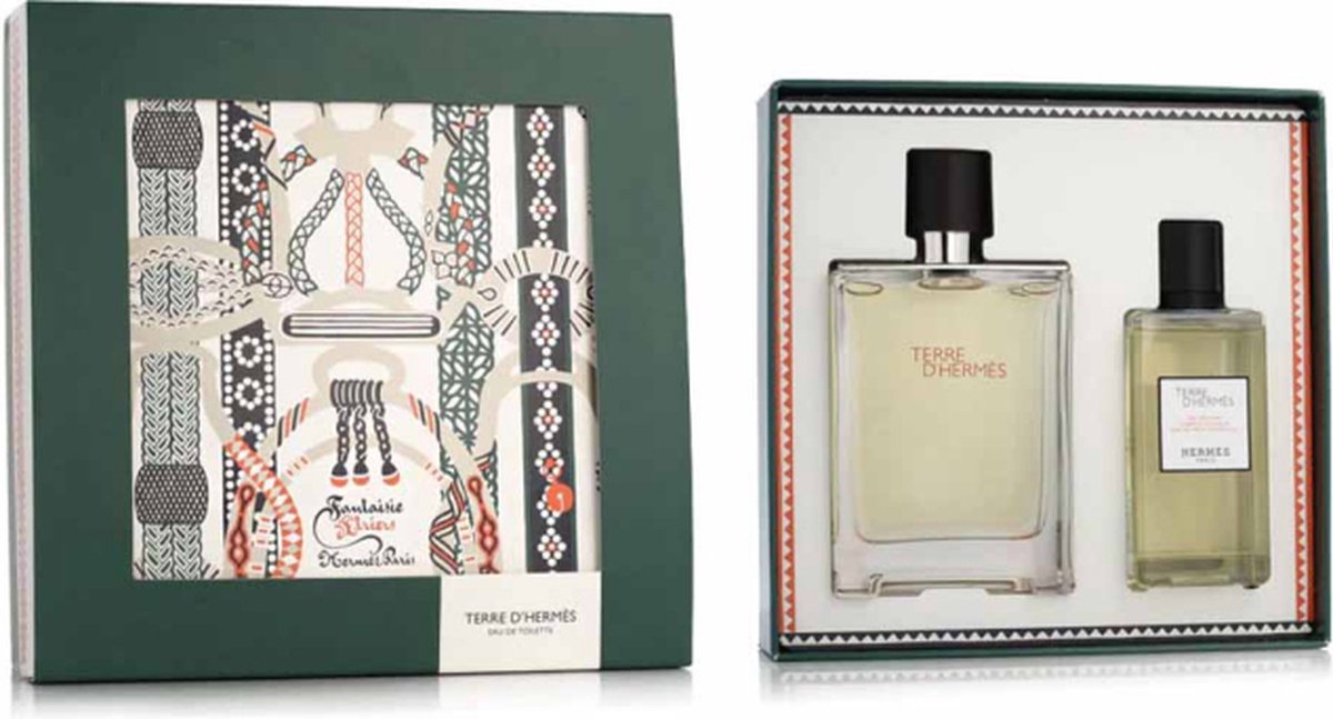Goedkoopste Terre D'Hermes Giftset Eau De Toilette 100ml Shower Gel 80ml