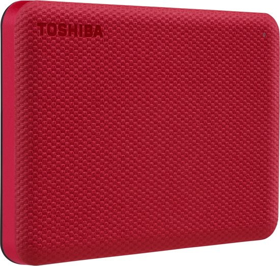 External Hard Drive Toshiba CANVIO ADVANCE Red 2 TB USB 3.2 Gen 1 — afbeelding 2