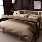 Bol.com Dreamdesk Bedtafel Op Wielen Verstelbare Tafel Voor Over Bed Bed Tafel - Bedtafels - Verrijdbaar - Laptoptafel met wiele... aanbieding