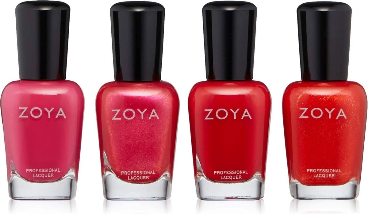 Goedkoopste Zoya Nagellak cadeauset - Merry & Brigh - 4 full size nagellakken