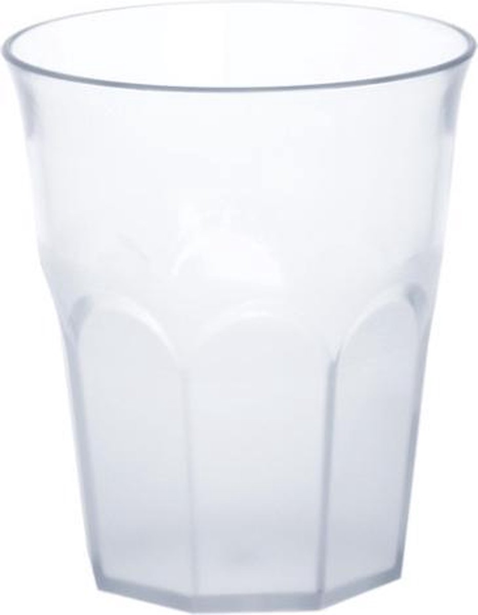 SET 12 stuks Caipirinha-Glas 0,3l SAN van hoogwaardig plastic en is onbreekbaar
