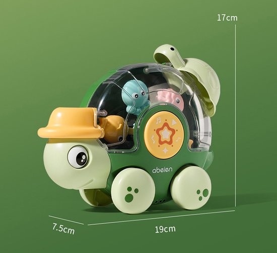 Eco Toys Badspeeltje met Geluid - Turtle - Badspeelgoed - Badspeelgoed Jongen & Meisje - Baby - 1 jaar - 2 jaar - 3 jaar - Peuter van Eco Toys — afbeelding 5