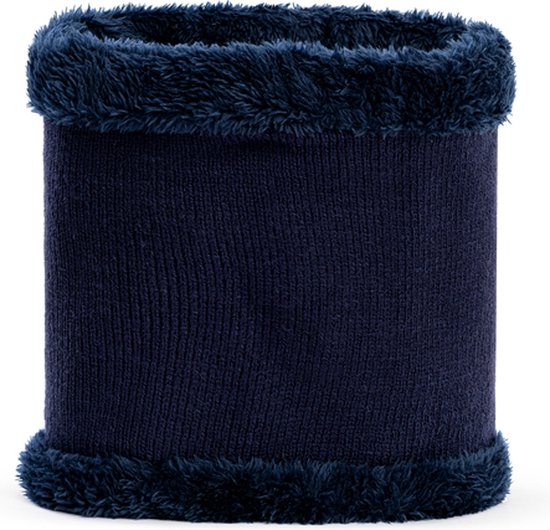 Milanoro Écharpe Blauw - Écharpe d'hiver unisexe - Chaude et douce - 100% Acryl