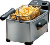 Bol.com alpina Frituurpan 3 Liter - Friteuse met Instelbare Thermostaat - Frituur met Uitneembare Mand - Frietpan 2000W - 323 x ... aanbieding