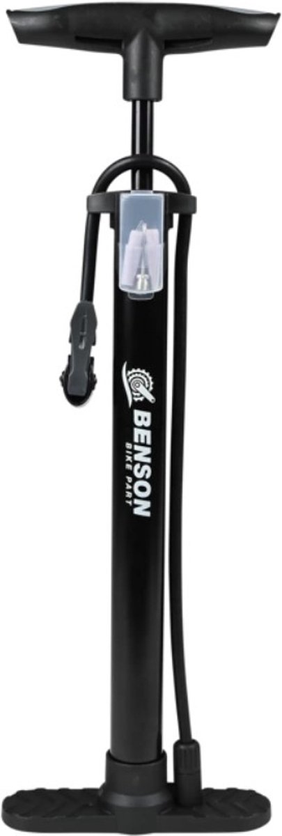 Benson Mini fietspomp - Compact ontwerp - Telescopisch - 10 BAR - Inclusief ventieladapters — afbeelding 2