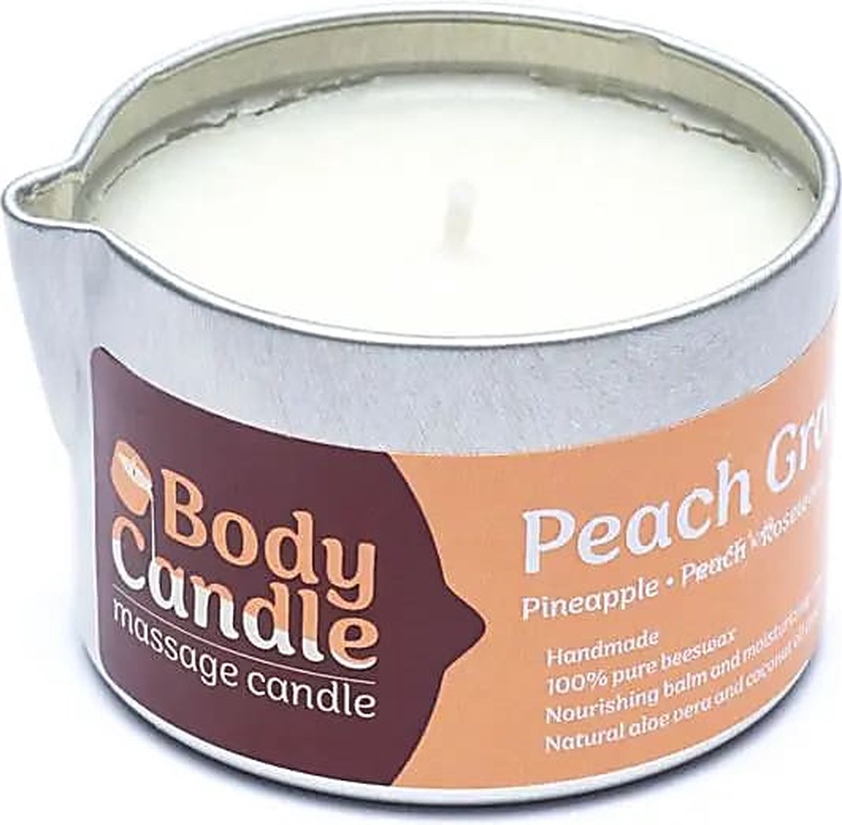 Goedkoopste Massagekaars Peach Grace
