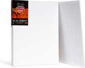 Panneaux de toile de Katoen Elan 30x40 CM, paquet de 8 planches de toile pour la Peinture, toile de Peinture , toiles pour la Peinture , tableau d' Art en Bulk , panneau de toile vierge