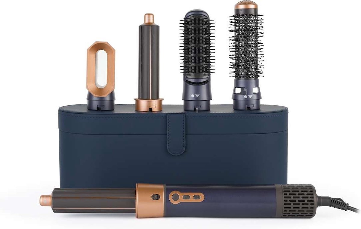 Hyundai Electronics - Elektrische multi styler - 5 in 1 functies - Met opbergdoos