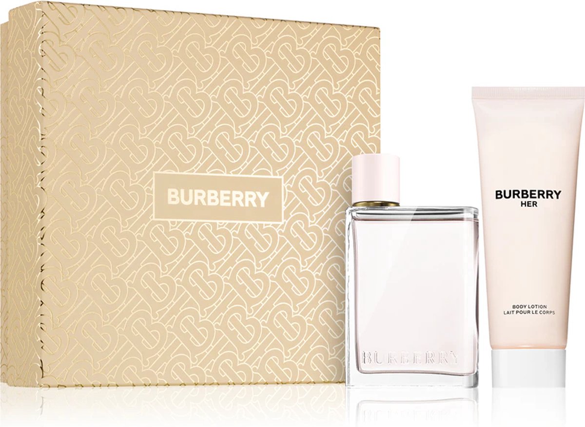 Goedkoopste Burberry Her Giftset Eau De Parfum 50ml Body Lotion 75ml