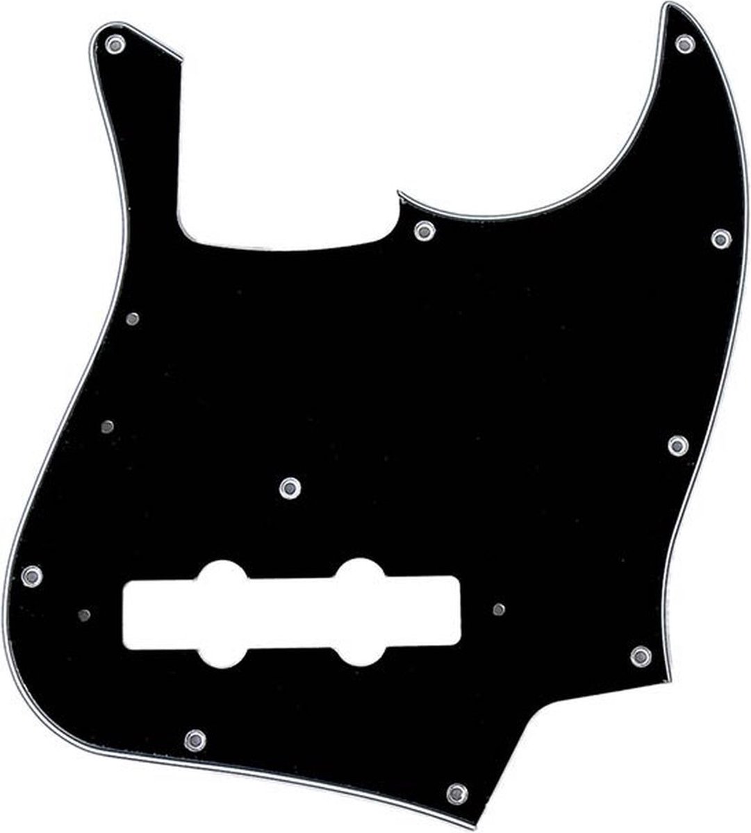Fender 55252049 pickguard ‘75 Jazz Bass®, 11 screw holes, 3-ply, black